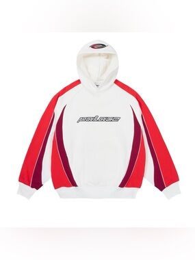 Palace "Far Out" Hood White London Hoodie Retro SS25 Hooded Sweatshirt Size XL